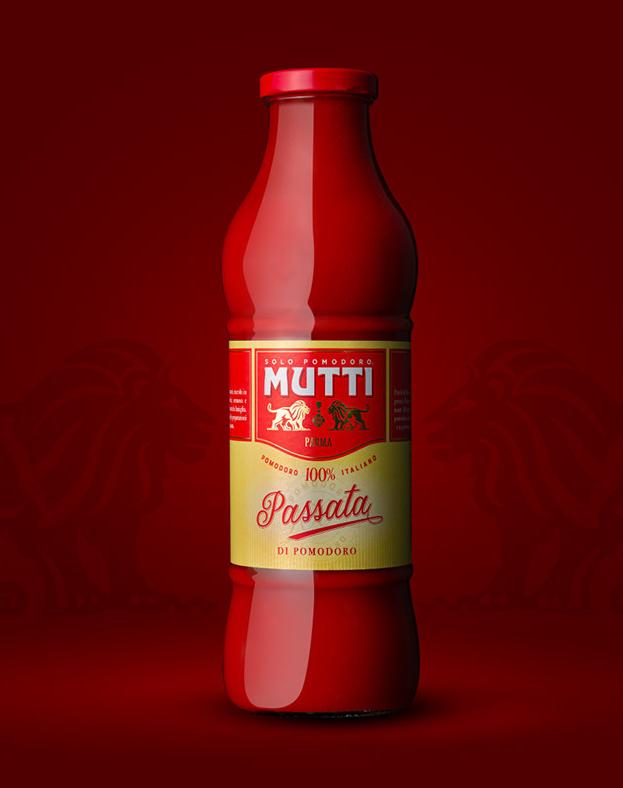 Mutti Parma packaging